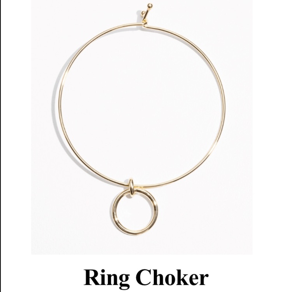 NEW gold ring choker - & Other Stories